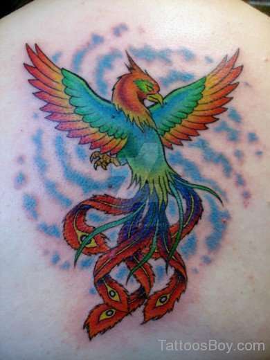 Phoenix Tattoo Design-TB12262
