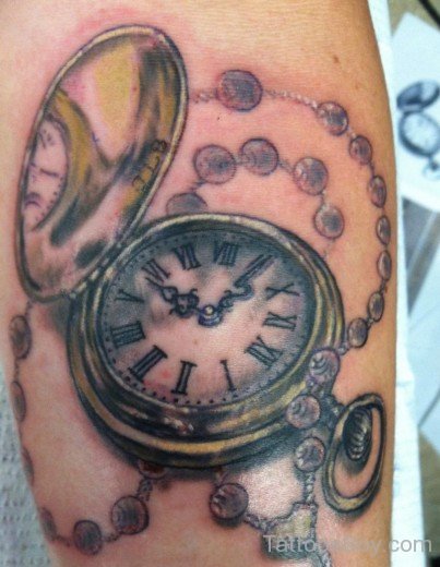 Pocket Watch Tattoo 4-TB12112