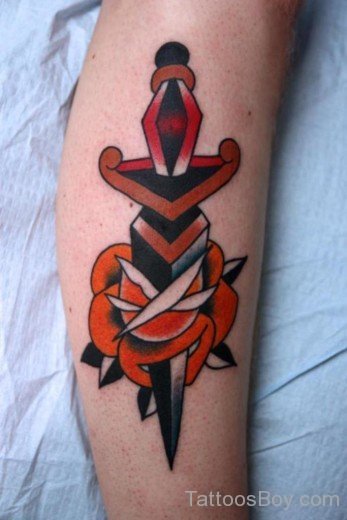 Pretty  Dagger Tattoo