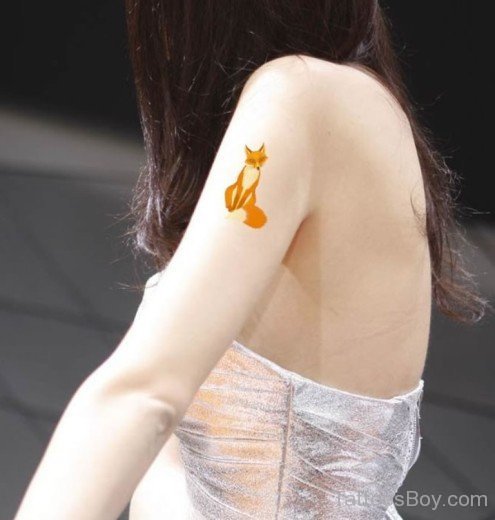 Pretty Fox Tattoo-TB12123