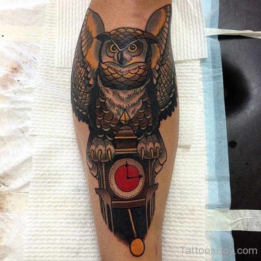 Pretty Owl Tattoo