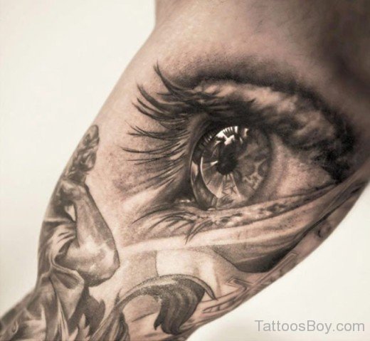 Realistic Eyes-Tattoo-tb164