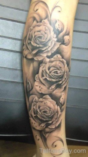 Realistic roses  Tattoo--TB140