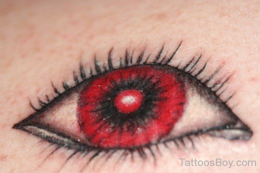 Red Eyeball Tattoo-tb167