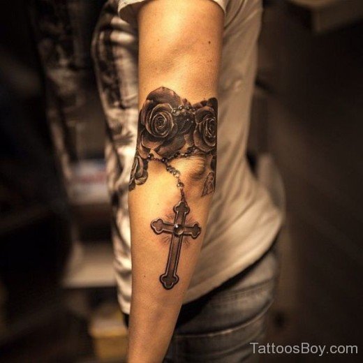 Rosary Tattoo-TB144