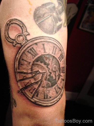 Simple Clock Tattoo