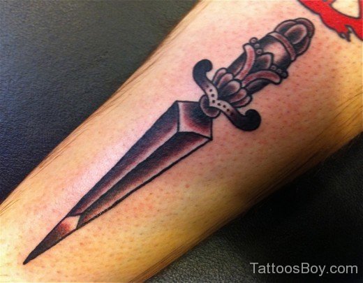 Simple Dagger Tattoo-TB12079