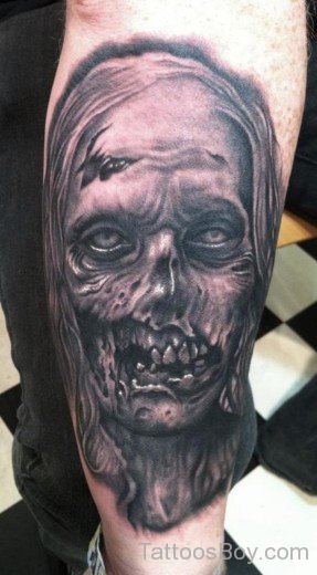 Skull Tattoo On Arm-TB12288