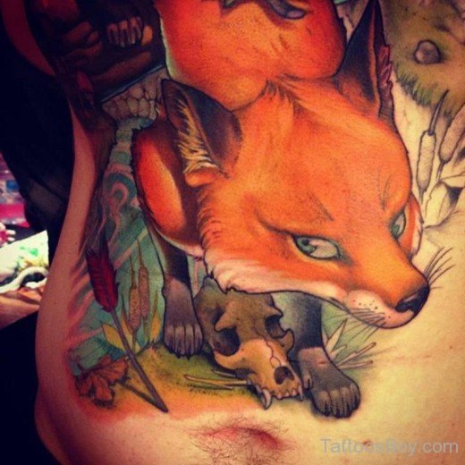 Smart Fox Tattoo-TB12131