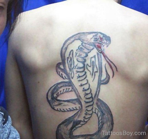 Snake Tattoo On Back