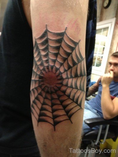 Spiderweb Tattoo Design-TB153