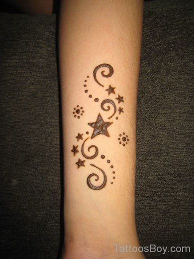 Star Tattoo-TB12179
