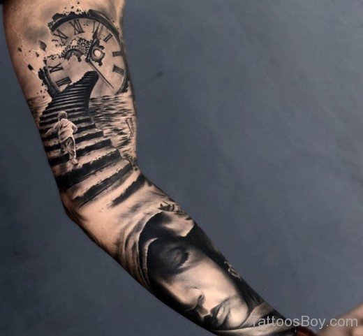 Stunning Full Sleeve Tattoo