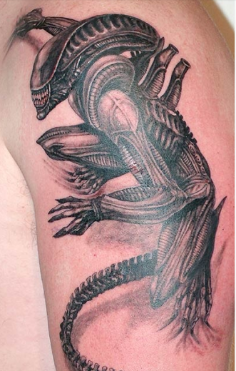 Stylish  Alien Tattoo-TB151