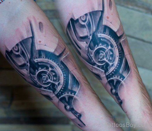 Stylish Biomechanical Tattoo-Tb1285