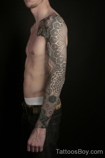 Stylish Full Sleeve Tattoo-TB1087