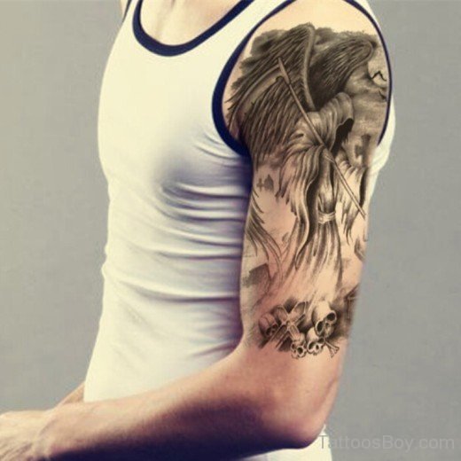 Stylish Half Sleeve Tattoo-TB1289