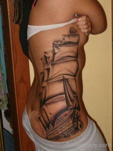 Stylish Rib Tattoo