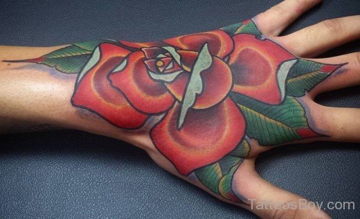 Stylish Rose Tattoo 1--TB174