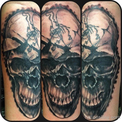 Stylish Skull Tattoo