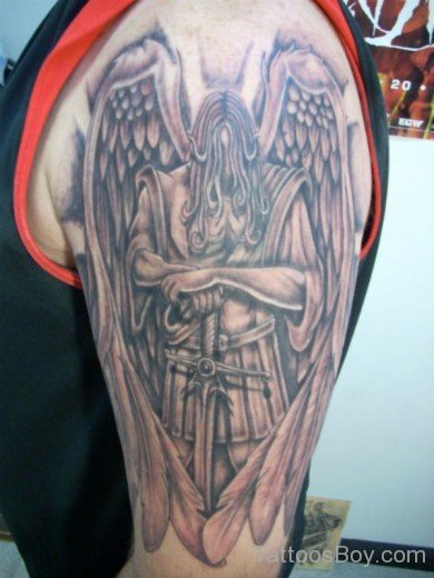 Sword Angel Tattoo