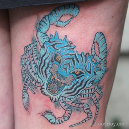 Tiger Crab Tattoo-TB12137