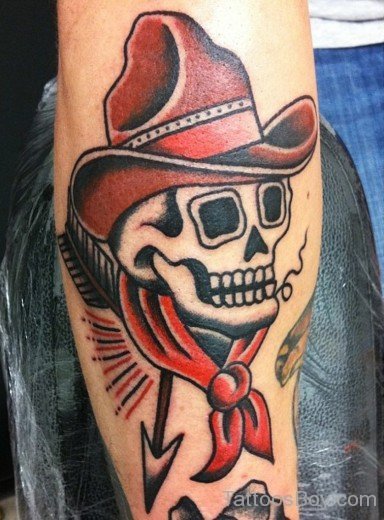 Traditional Cowboy Tattoo-TB12321