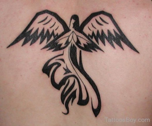 Tribal Angel Tattoo