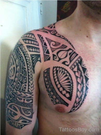 Tribal  Armor Tattoo-TB1138