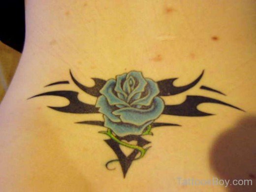 Tribal Rose Tattoo