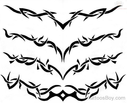 Tribal Tattoo Design 255-TB12109