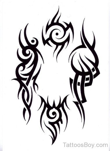 Tribal Tattoo Design-TB12111