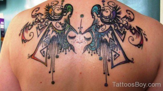 Unique Angel Wing Tattoo Design-TB12176