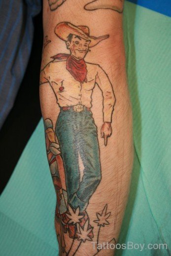 Vegas Cowboy Tattoo-TB12334