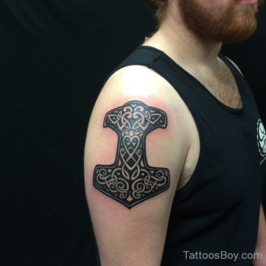 Viking Tattoo On Shoulder-TB1247