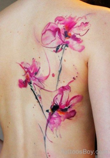 Watercolor Flower Tattoo-TB1116