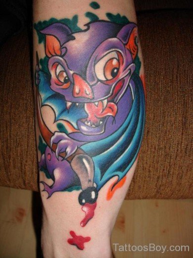 Wonderful  Bat Tattoo Design-TB1298