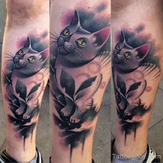 Wonderful Cat Tattoo-TB12124