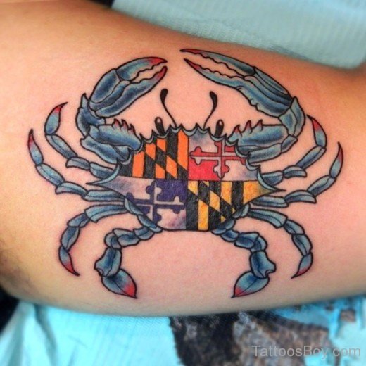 Wonderful Crab Tattoo-TB12146