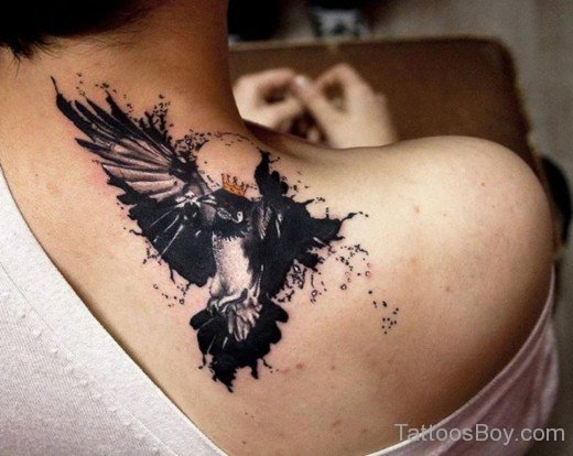Wonderful Crow Tattoo-TB1149