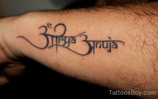 Wording Tattoo