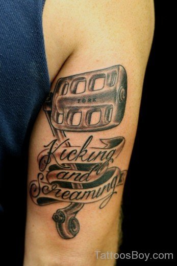 Wording Tattoo On Shoulder-TB1252