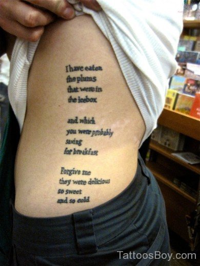 Wording Tattoo