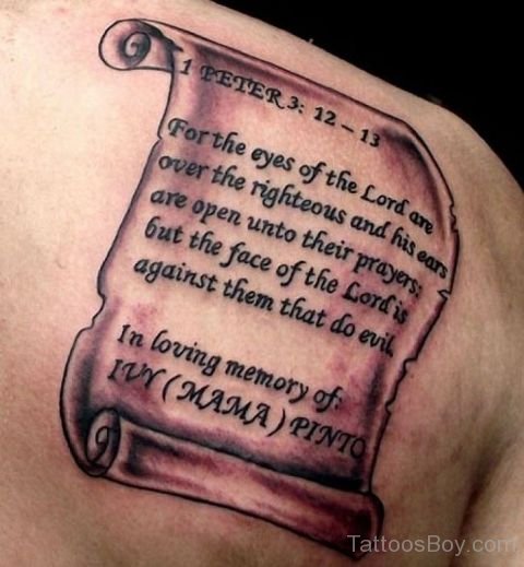 Wording Tattoo