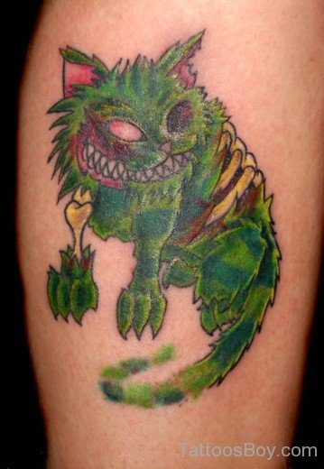 Zombie Cat Tattoo-TB12125
