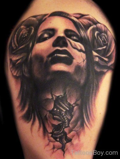 Zombie Girl Tattoo