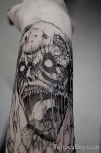 Unique Zombie Tattoo