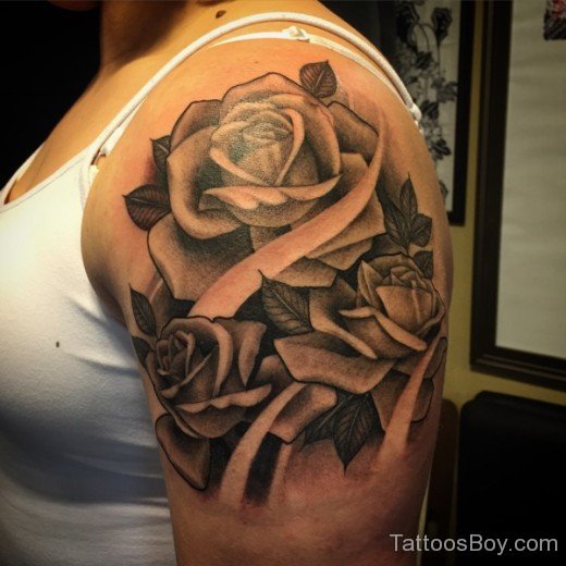 preety  Rose Tattoo--TB138