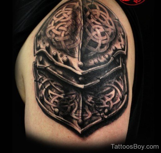 Realistic  Armor Tattoo-TB1119