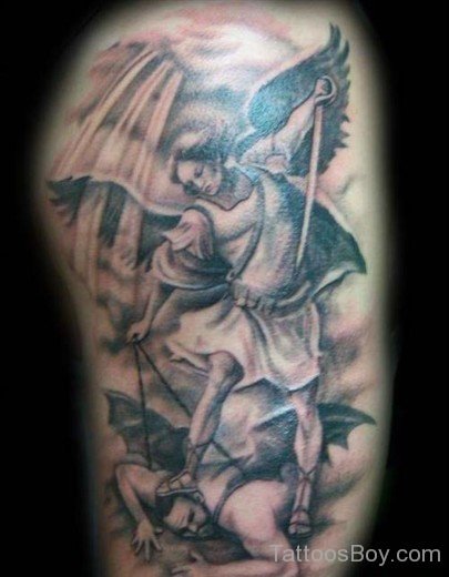 Archangel And Devil Tattoo-TB108